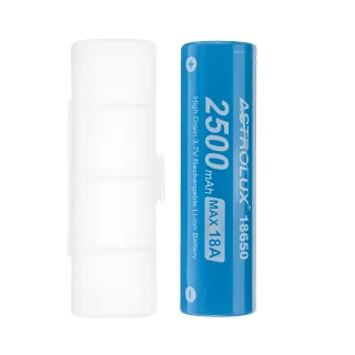 1Pcs Astrolux® E1825 2500mAh 18A 3.7V 18650 Li-ion Battery Unprotected High Drain Rechargeable Lithium Power Cell For Je