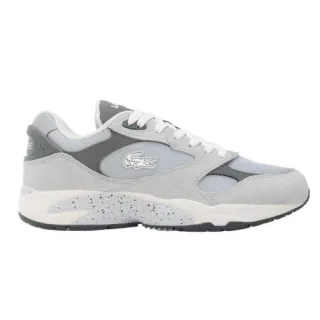 Lacoste - "Storm 96" Vintage Sneaker für Herren, Leder (Grau)