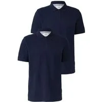 s.Oliver Poloshirt Poloshirt Kragen, Knopfleiste, Logo-Stickerei