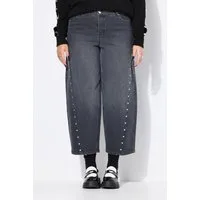 Studio Untold Regular-fit-Jeans Barrel-Jeans Wide Ballon Legs High Waist