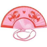 Giftcompany Dekoobjekt Fififan Fächer Hummer pink/rot 23cm