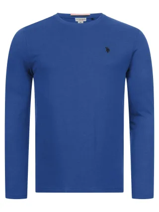 U.S. POLO ASSN. Herren Longsleeve Basic Shirt aus 100 % Baumwolle