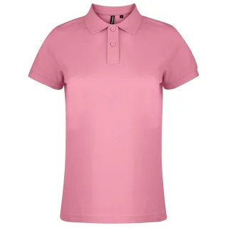 Asquith & Fox - Unifarbenes Poloshirt - Damen (Hellrosa)