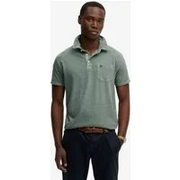 Superdry Poloshirt CLASSIC COTTON LINEN POLO aus tollem Baumwoll-Leinen-Mischgewebe