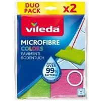 Vileda Vileda Bodentuch Microfibre Colors Duo Pack 2 Mikrofasertuch (Leinen)