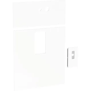 Geberit Frontverkleidung zu Monolith Sanitär- modul für Waschtisch B 73cm 10re Glas weiß, 242700SI1 242700SI1