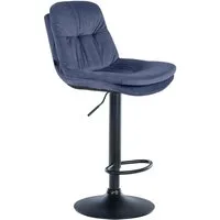 CLP Barhocker Laurel (1er), mit Samtbezug, drehbar, höhenverstellbar