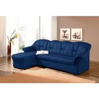 DOMO collection Ecksofa Papenburg, zeitlose Rückensteppung, elegante Formensprache, L-Form, in großer Farbvielfalt, wahlweise mit Bettfunktion
