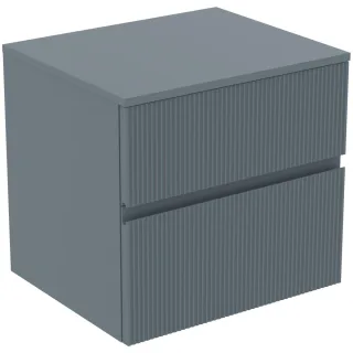 Ideal Standard Waschtischunterschrank Finesse o.Ausschnitt 602x505x558mm 2 Auszüge Aschblau matt, E3 E3433UQ