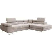 Luxusbetten24 Schlafsofa Designer Sofa Aston, mit Schlaf- und Klappfunktion