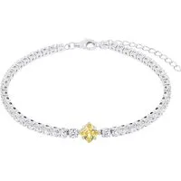 Amor Tennisarmband, mit Zirkonia (synth)