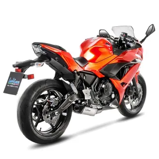 LeoVince Sportauspuff Underbody inkl. Katalysator Kawasaki Ninja 650 Bj. 2017-2019 EURO-4 +ABE