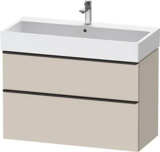 Duravit D-Neo Waschtischunterbau wandhängend Taupe Matt 984x442x625 mm - DE43740BD910000 DE43740BD910000