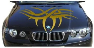Autoaufkleber für die Motorhaube "Aufkleber Tribal Bert"