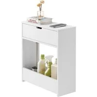 SoBuy Badregal BZR48, Nischenregal Nischenschrank schmales Regal Badezimmerschrank