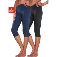Vivance Active by Lascana Caprileggings (2er-Pack) mit Gummibund, Loungewear