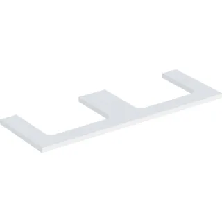Geberit ONE Waschtisch-Platte, Ausschnitt links und rechts, für Aufsatzwaschtisch 505286002