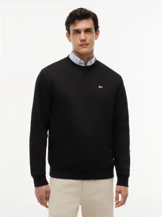 Tommy Jeans (PVH Group) - TJM REG S FLAG CREW Black - Gr. - S