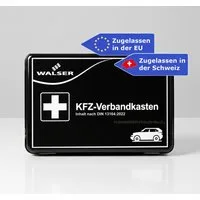 WALSER KFZ-Verbandkasten Erste Hilfe Verbandszeug Auto PKW Notfall Hardcase Box