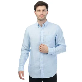 Gant - Hemd für Herren, Leinen, Regulär (Blau)