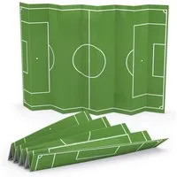 FLYERALARM Papierdekoration Klatschpappen mit Fußballfeld Design zur WM 2026 I Fanartikel