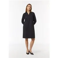 comma Minikleid Kleid Businesskleid mit umschlagbarem Ärmel