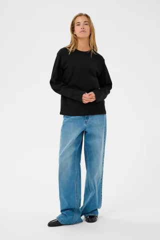 Langarm-Shirt KAelena Langarm-Shirt Baggy fit black