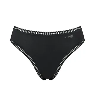 sloggi - sloggi GO Crush High leg C3P schwarz - Gr. - L