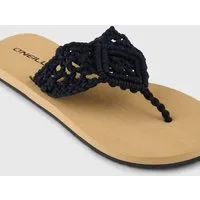 O'Neill DITSY CROCHET SANDALS Zehentrenner Sommerschuh, Sandale, Schlappen, mit Gummilaufsohle