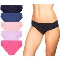 Alkato Slip Damen Slips Baumwolle Unterwäsche 5er Pack