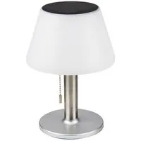 Kynast LED Solarleuchte Tischleuchte 3 Lichtstufen Solar 613-400930, LED fest integriert, warmweiß, Maße: B: ca. 20 cm, H: ca. 28 cm