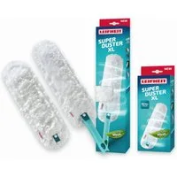 Leifheit Staubwischer SUPERDUSTER XL mit Ersatzbezug (3-St), waschbar, Mikrofaser, bindet Staub sicher auf großer Fläche