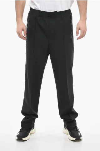 Loose Fit Hose LOUIS mit elastischem Bund in Schwarz