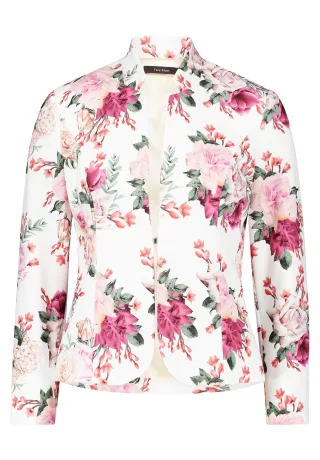 Vera Mont - Blazer-Jacke cream/pink - Gr. - 44