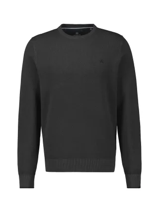LERROS - O-NECK BUENDCHEN black - Gr. - XL