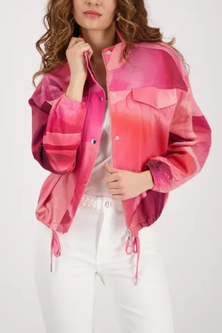 monari - Jacke mit Allover-Muster spring flower gemustert - Gr. - 44
