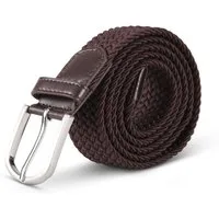hemmy Fashion Stretchgürtel geflochten aus Stoff (1-St) 16 verschiedene Farben/Designs, 3 Größen, ohne Löcher, stufenlos
