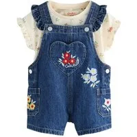 Next Shirt & Hose Cath Kidston geblümte Latzhose und Oberteil im Set (2-tlg)