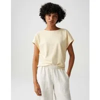 OPUS Kurzarmshirt Suschel aus Jersey mit lockerer Passform weich fließender Fall, glatter Griff, Casual