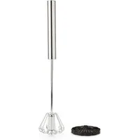 FALINGO Schneebesen-Rührelement Quirl Handrührer Milchaufschäumer zum Mixen & Rühren inkl. Standrack, Hohe Schlagkraft, Ersetzt elektrischen Mixer