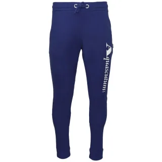 Marineblaue Aquascutum-Trainingshose mit Logo