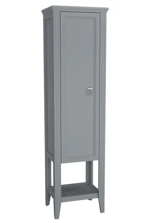 VitrA Valarte Hochschrank Breite 54 cm Höhe 197 cm 1 Tür Türanschlag links Grau Matt,62241 62241