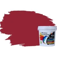 RyFo Colors Fassadenfarbe Silikonharz Fassadenfarbe Rottöne, 1 L ca. 6 m², Wasserabweisend, diffusionsfähig, schützt vor Schmutz, UV-beständig