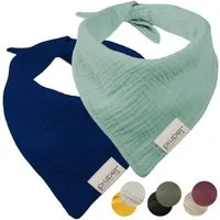Piupet Tier-Halstuch Hundehalstuch I 2er Set Hundehalstücher I Hundezubehör I 58x40x40cm, zum Binden
