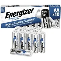 Energizer Ultimate Lithium Mignon-Batterien, 10er-Set E301535501 Batterie