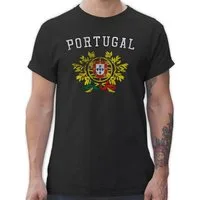 Shirtracer T-Shirt Portugal Wappen WM 2026 Fussball WM Fanartikel