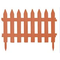 Annastore Beetumrandung Beeteinfassung Beetumrandung Rasenkante Gartenpalisade Beetzaun, L 322 cm, H 35 cm