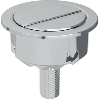 Geberit Ersatzteile Drücker für Spülventil Typ 290: Modell=2-Mengen-Spülung, chrom, 243627211 243627211