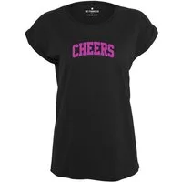 Be Famous Print-Shirt Classic Roll Up CHEERS (1-tlg., keine)