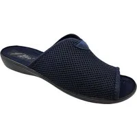 Pitzi Pantolette zehenoffen, 65050, dunkelblau Pantolette flexibles Mesh-Material, ideal bei Hallux Vallgus